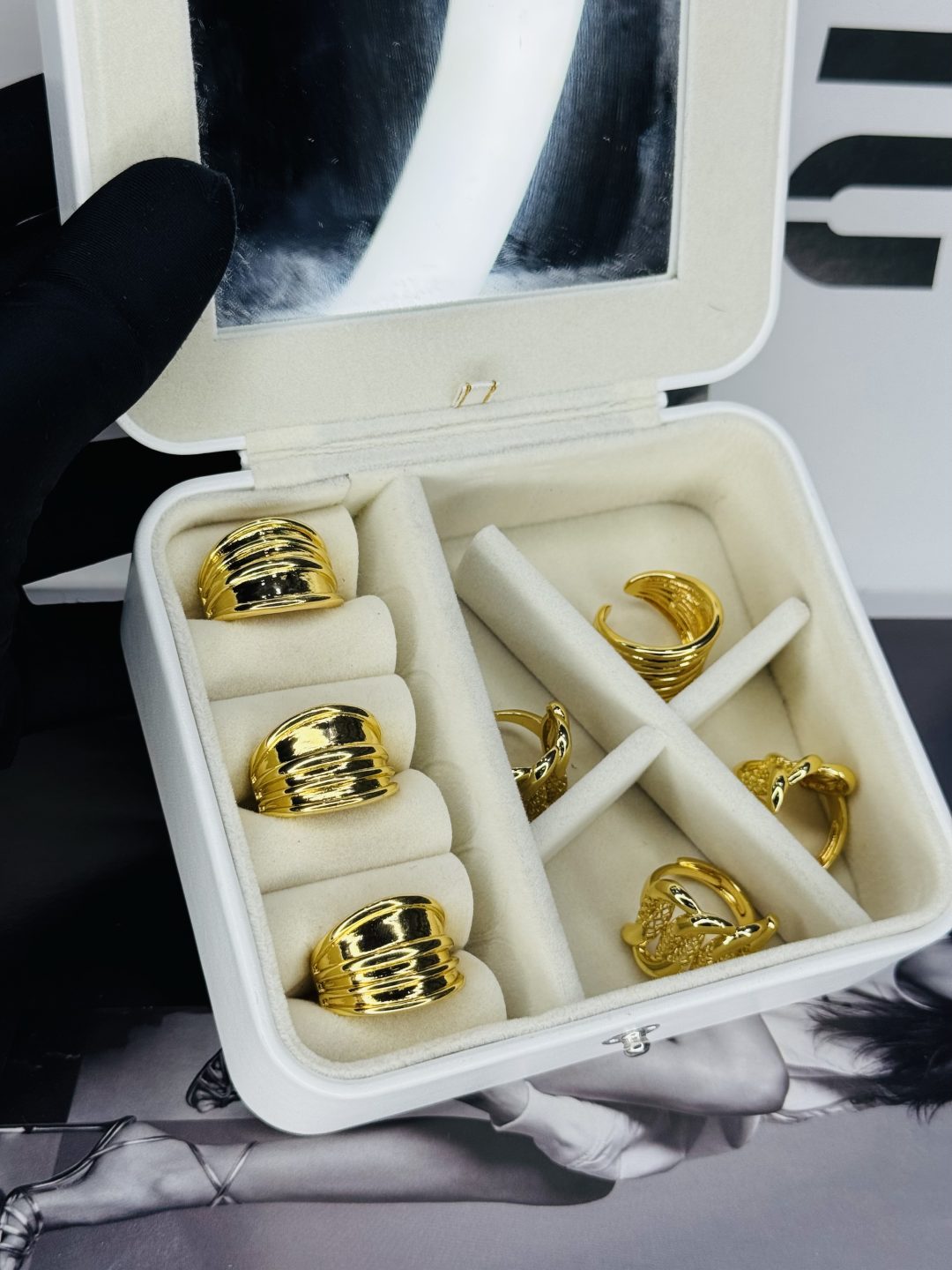 Gold Fashion ring 012