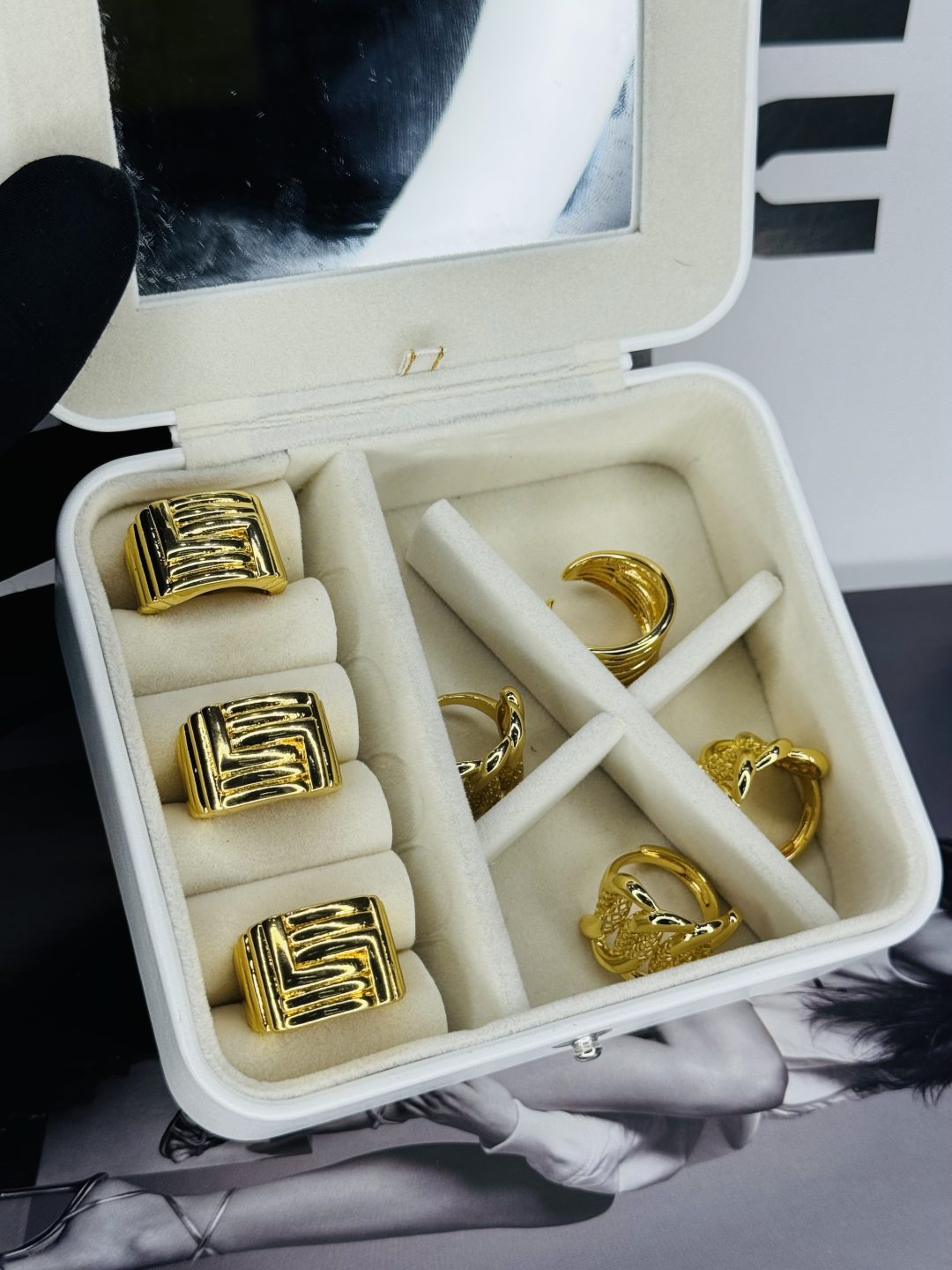 Gold Fashion ring 009