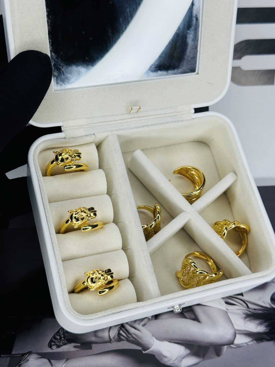 Gold Fashion ring 008