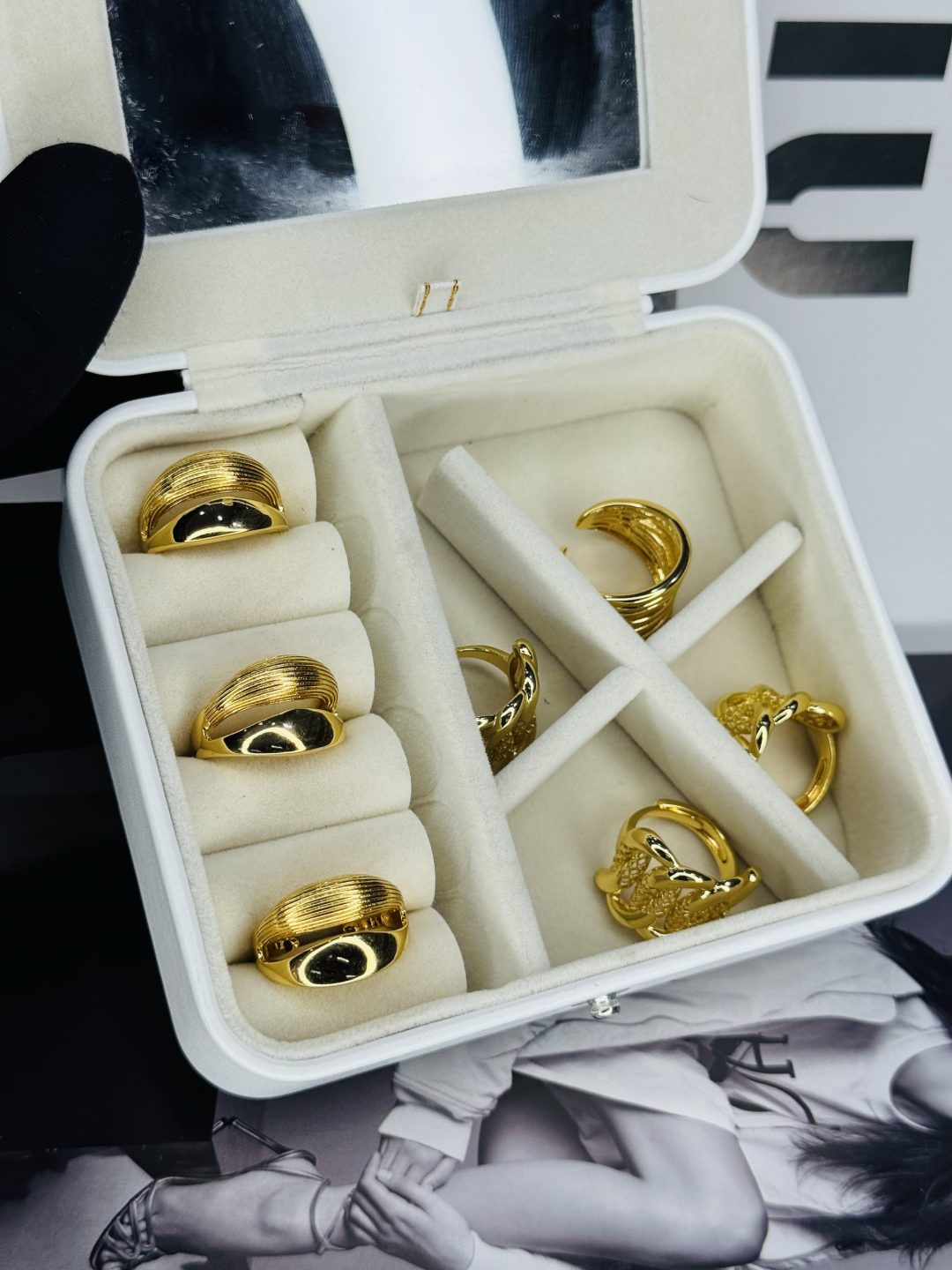 Gold Fashion ring 004