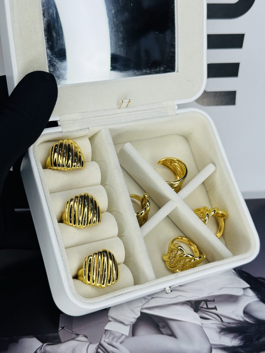 Gold Fashion ring 003