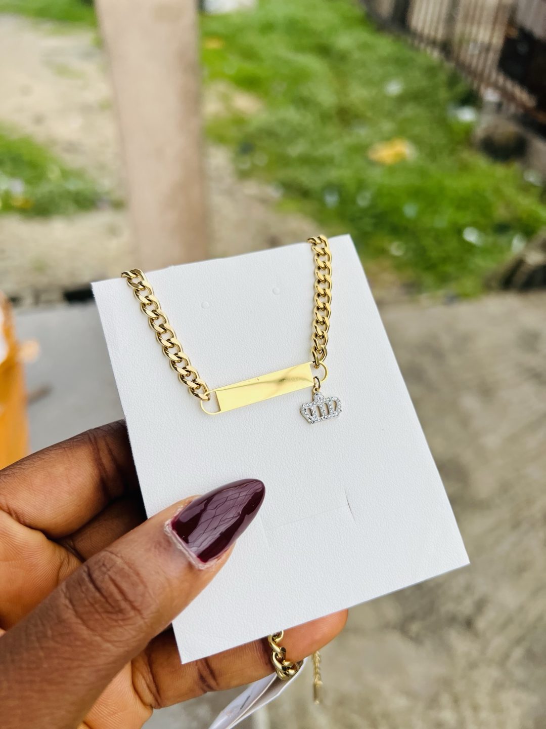 Engraved Cuban link necklace - Image 9
