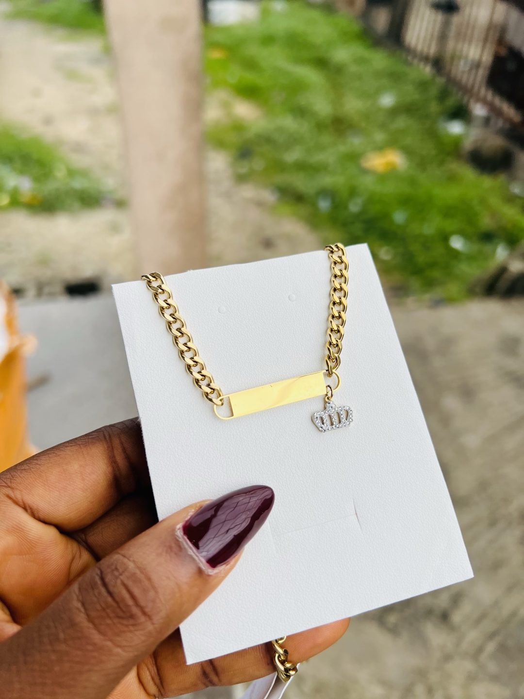 Engraved Cuban link necklace - Image 7