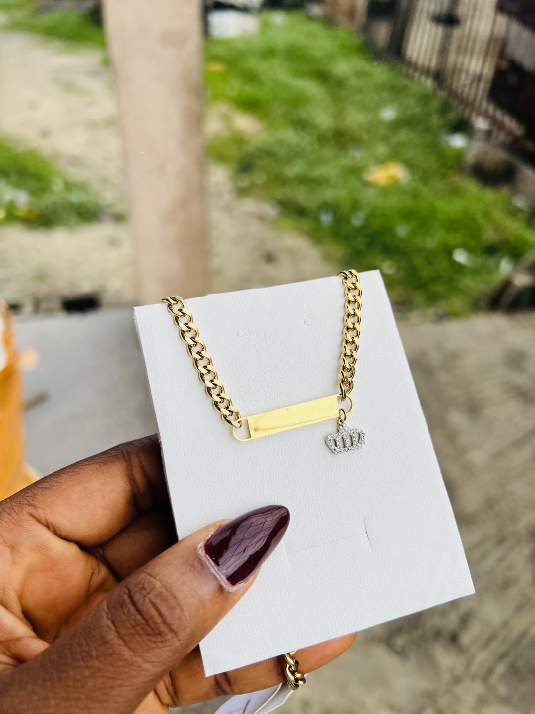 Engraved Cuban link necklace - Image 6
