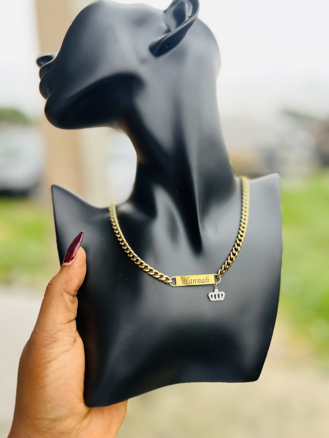 Engraved Cuban link necklace - Image 5