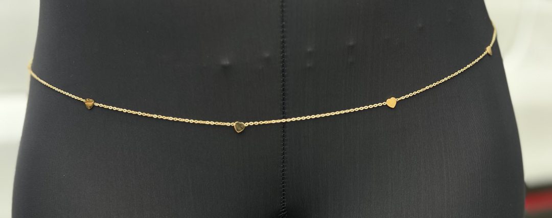 Heart Stainless steel waist chain 001 - Image 4