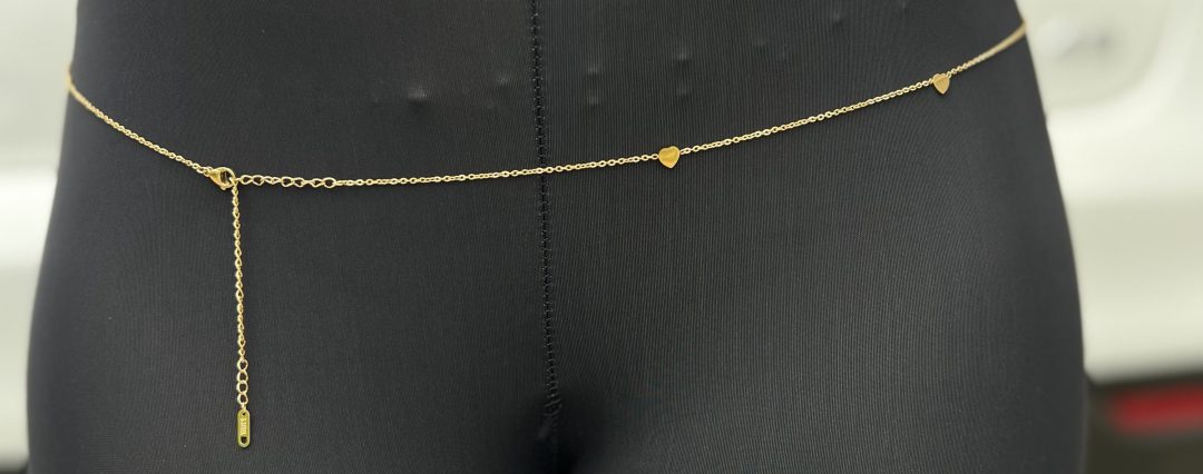 Heart Stainless steel waist chain 001 - Image 3