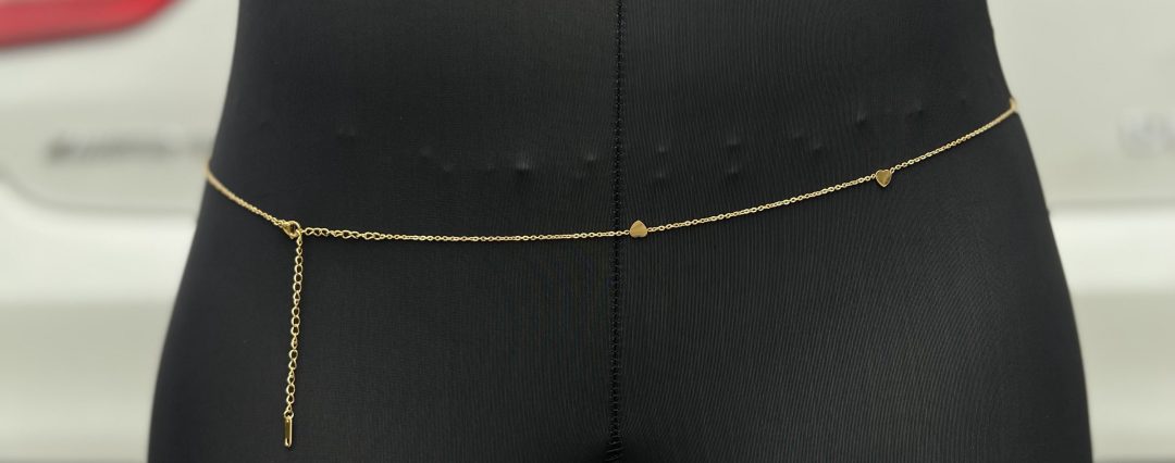 Heart Stainless steel waist chain 001 - Image 2