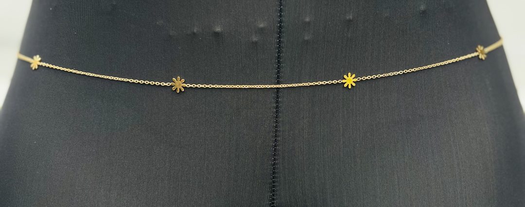 Sunflower Stainless steel waist chain 004 - Image 2