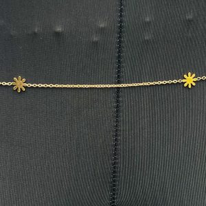 Sunflower Stainless steel waist chain 004