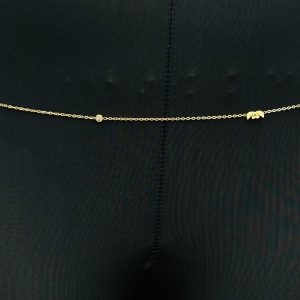 Swarovski Stainless steel waist chain 007