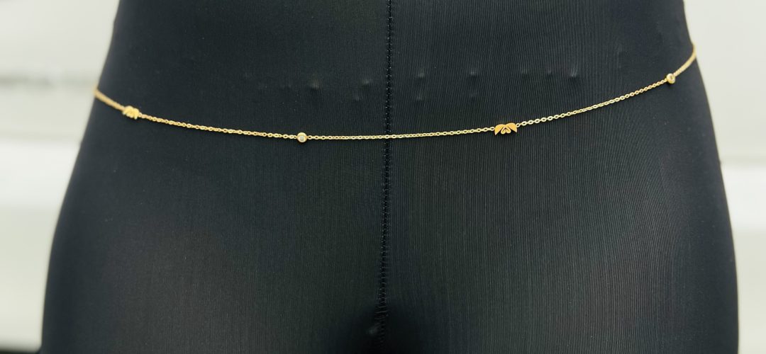 Swarovski Stainless steel waist chain 007 - Image 3