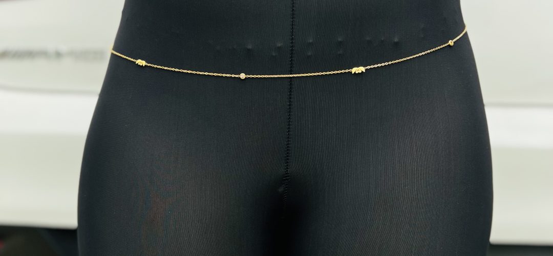 Swarovski Stainless steel waist chain 007 - Image 2