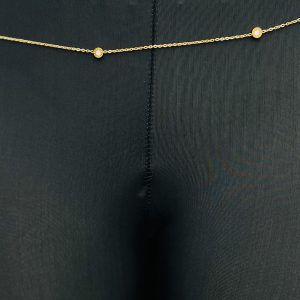 White bee Stainless steel waist chain 0010