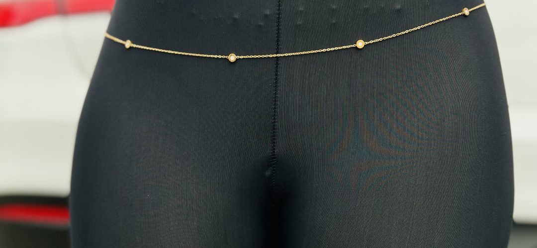 White bee Stainless steel waist chain 0010 - Image 2