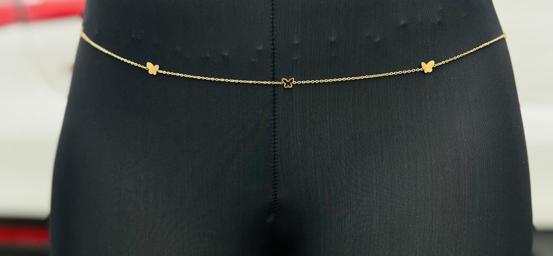 Butterfly Stainless steel waist chain 011