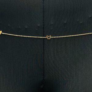 Butterfly Stainless steel waist chain 011