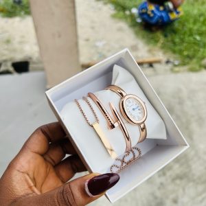 Engraved Rose gold combo with box!