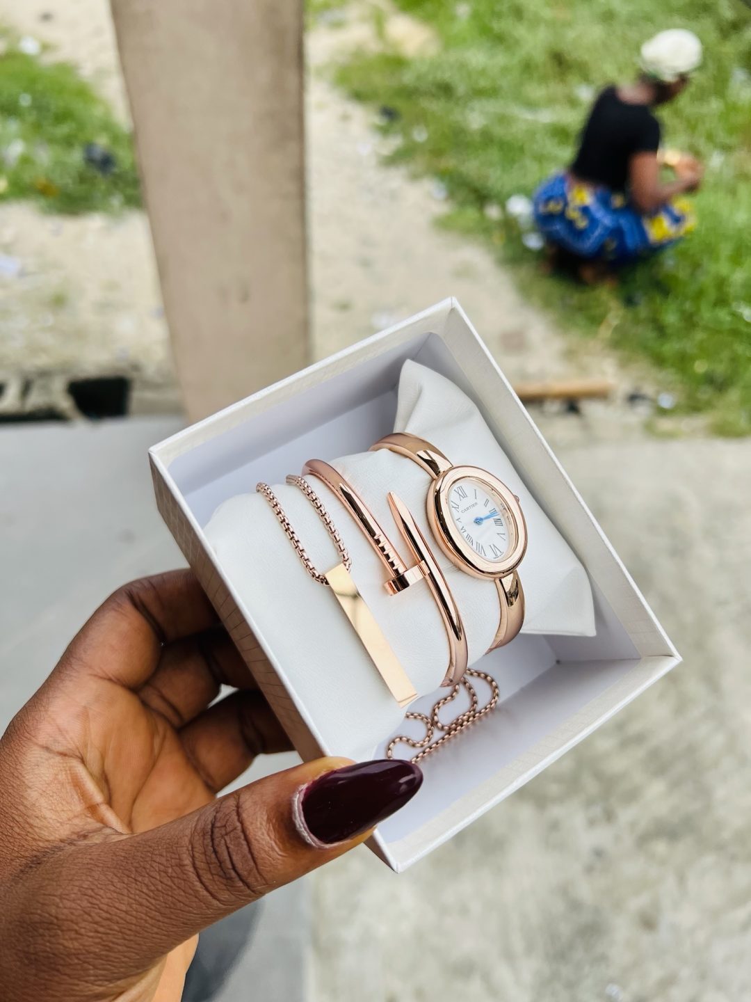 Engraved Rose gold combo with box! - Image 3