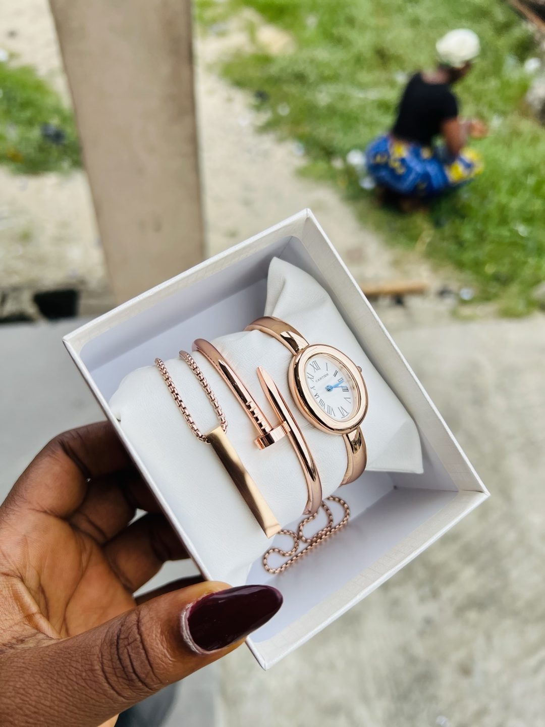 Engraved Rose gold combo with box! - Image 4