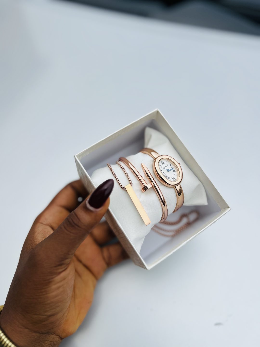 Engraved Rose gold combo with box! - Image 7