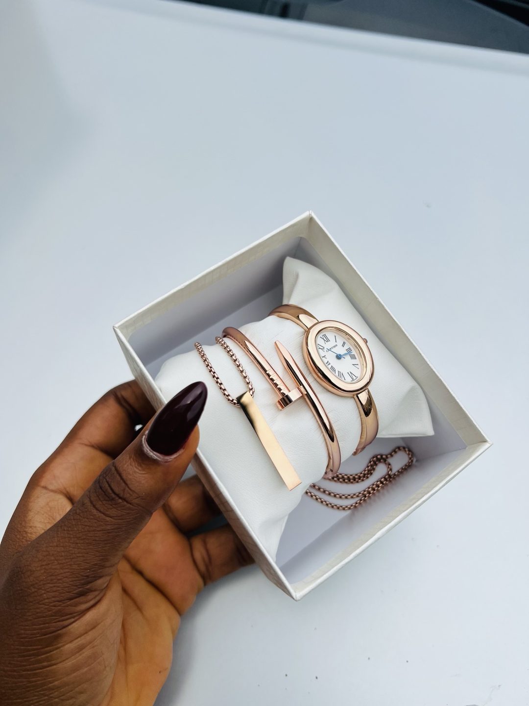 Engraved Rose gold combo with box! - Image 2