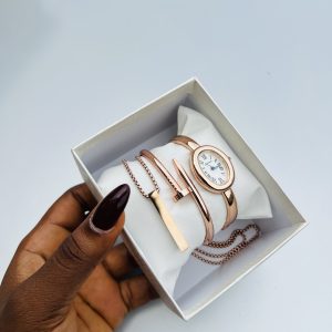 Engraved Rose gold combo with box!