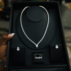 001 Zirconia bridal set