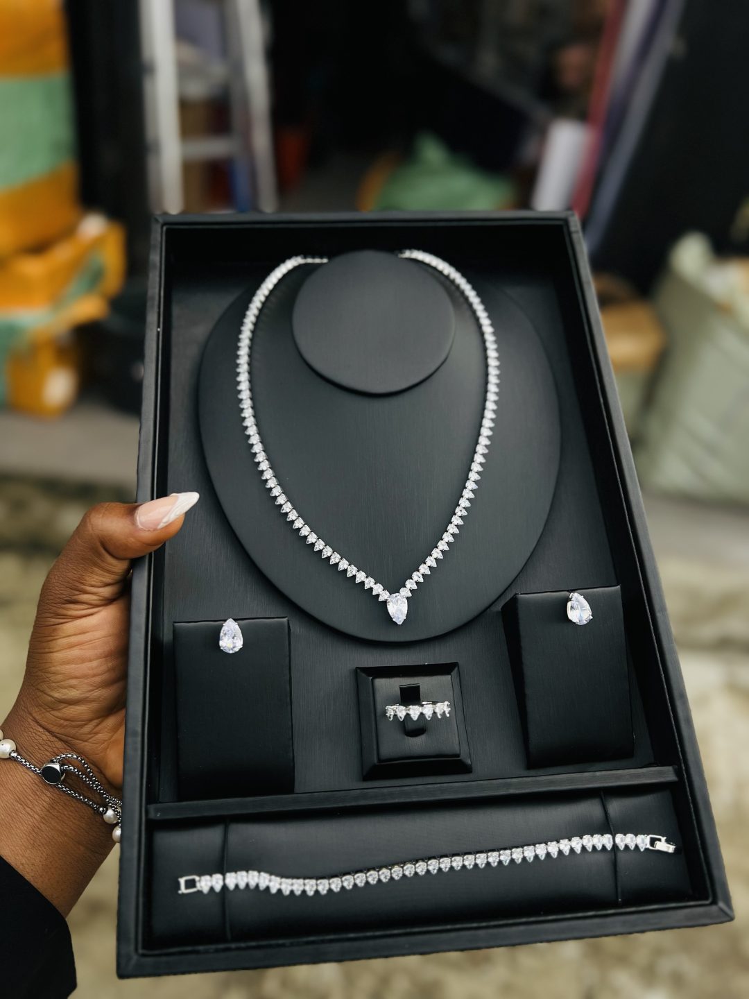 001 Zirconia bridal set