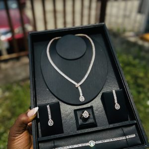 010 Zirconia bridal set (Gold Colour)
