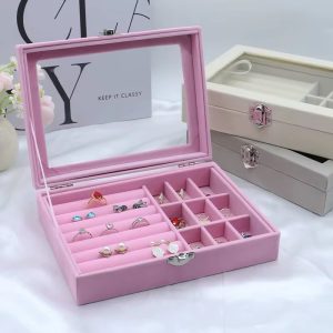 Pink single acrylic organizer