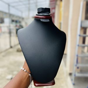 Luxury Wooden leather neck mannequin