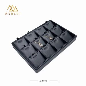 Black necklace display board