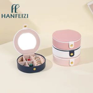 Blue mini jewelry organizer