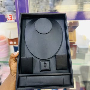 Black jewelry display board