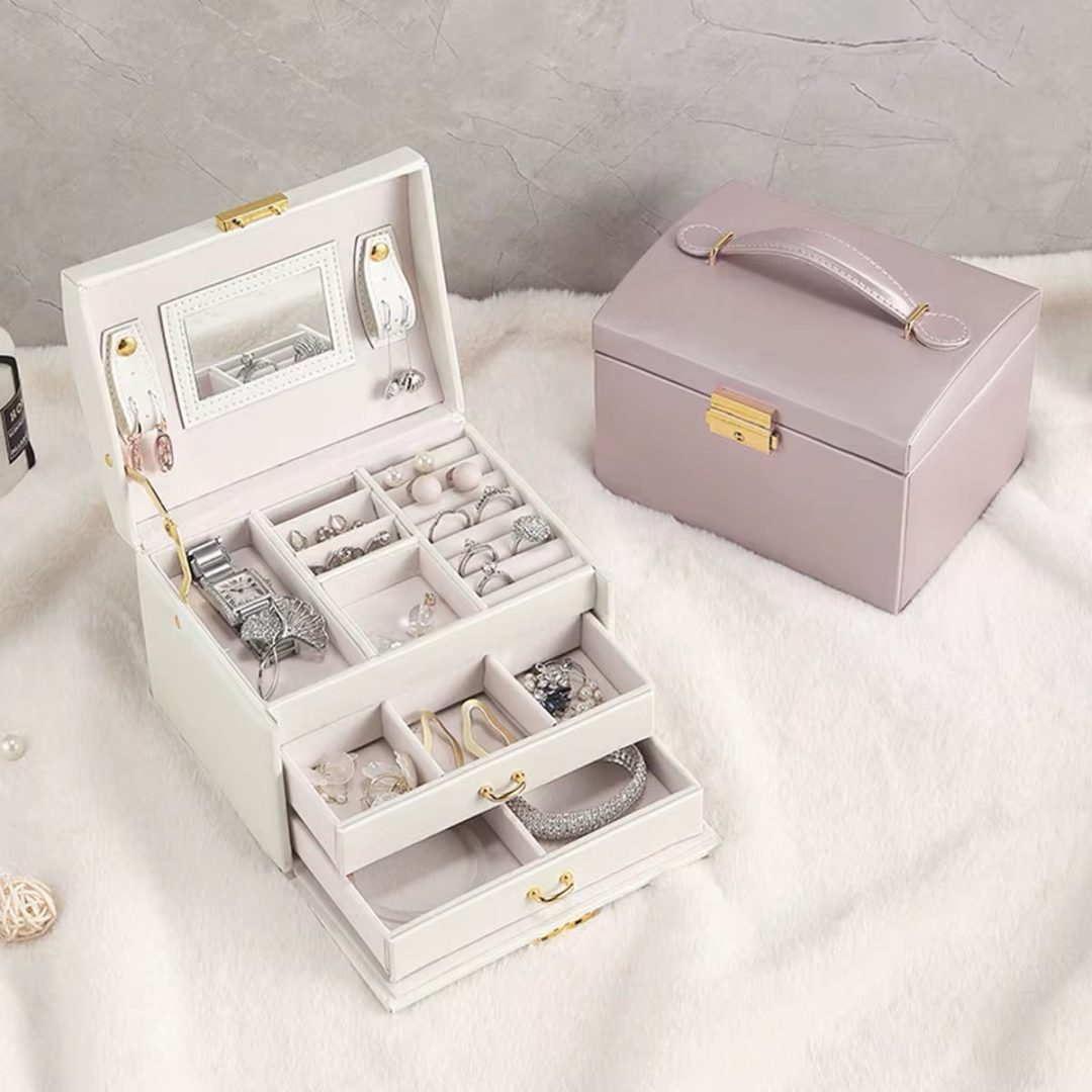 Peach jewelry box organizer - Image 5