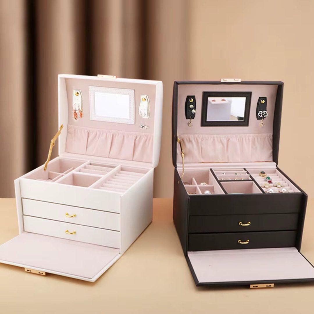 Peach jewelry box organizer - Image 3