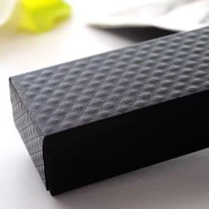 Black long paper box