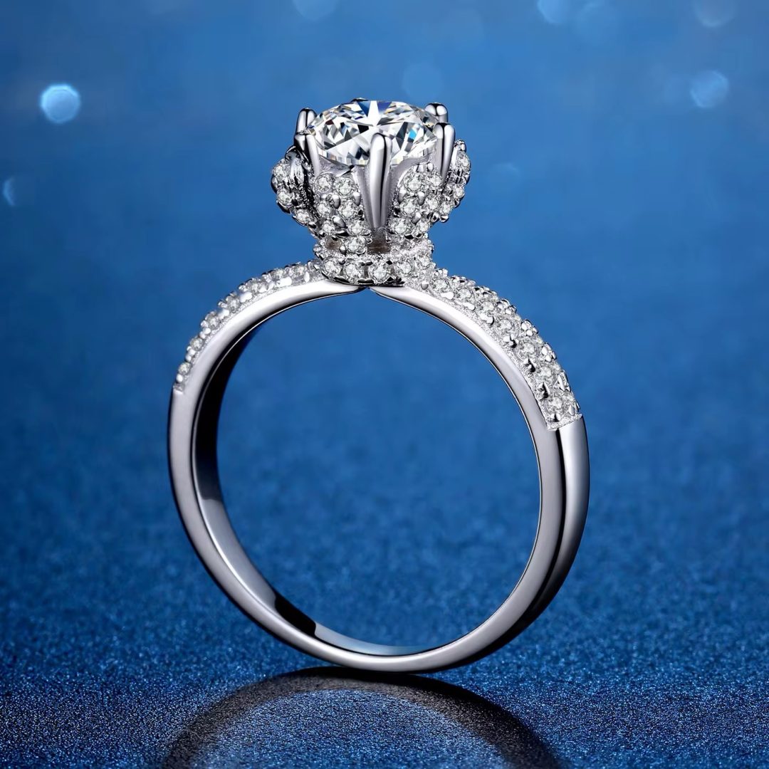 Bloom zirconia engagement rings - Image 3