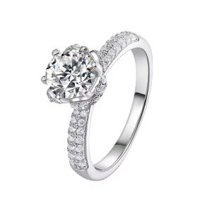 Bloom zirconia engagement rings