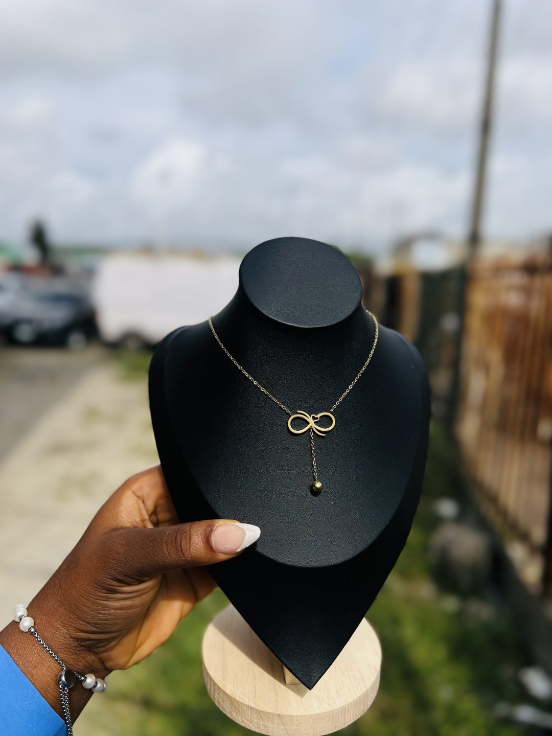 Stainless Steel love necklace 009 - Image 4