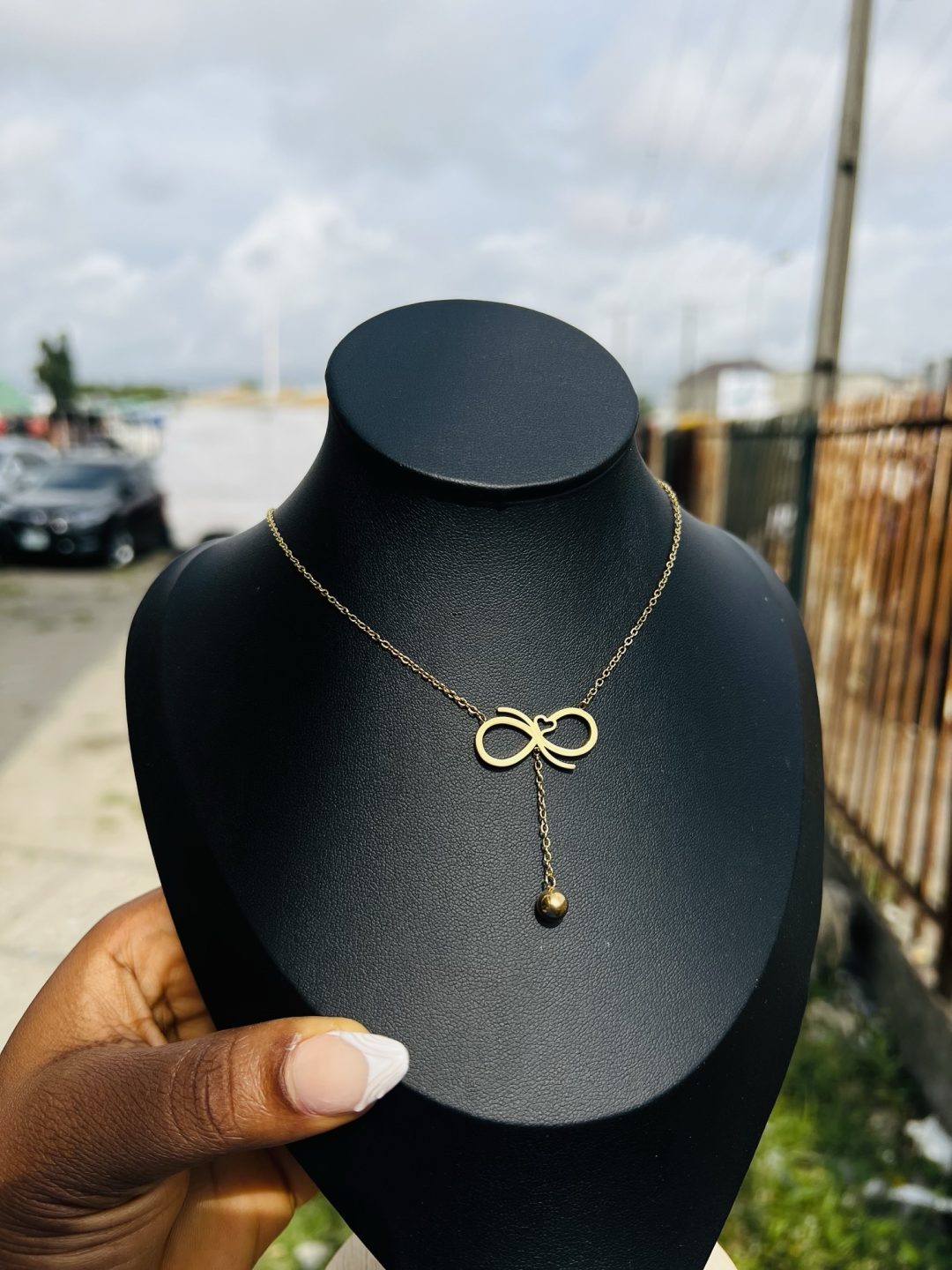 Stainless Steel love necklace 009 - Image 2
