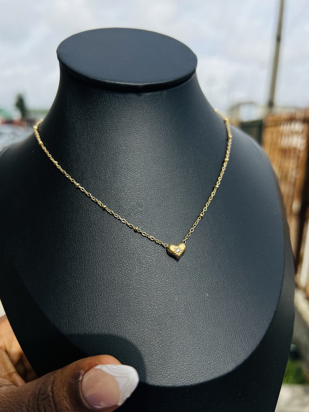 Stainless Steel love necklace 010 - Image 3