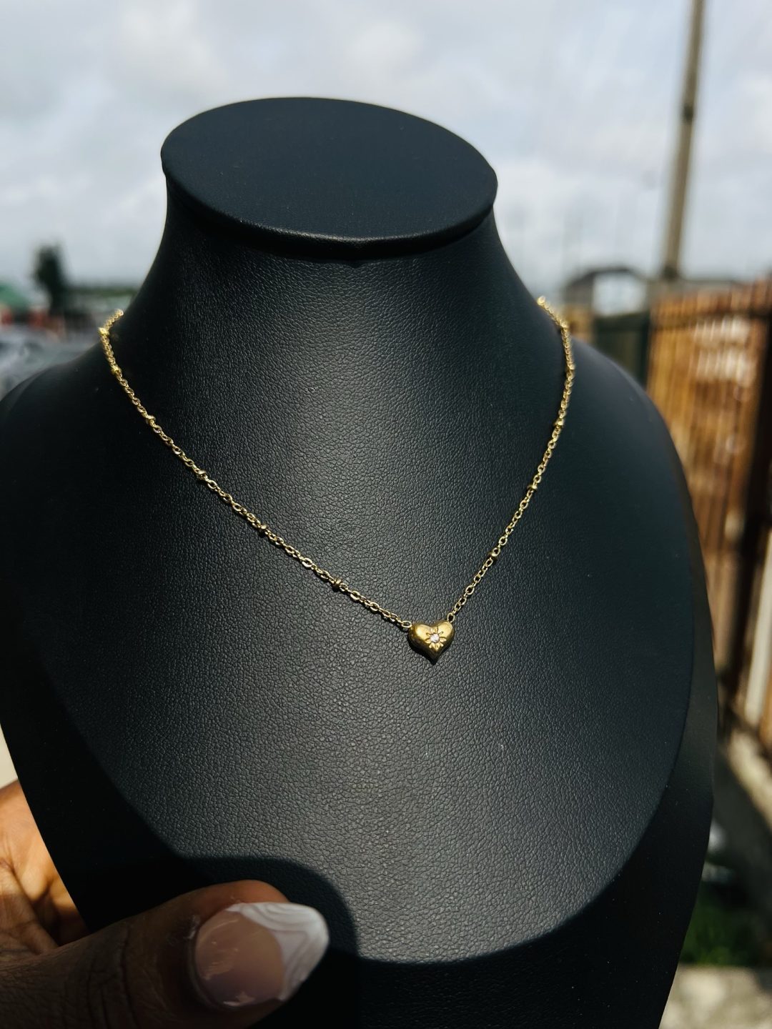 Stainless Steel love necklace 010 - Image 8