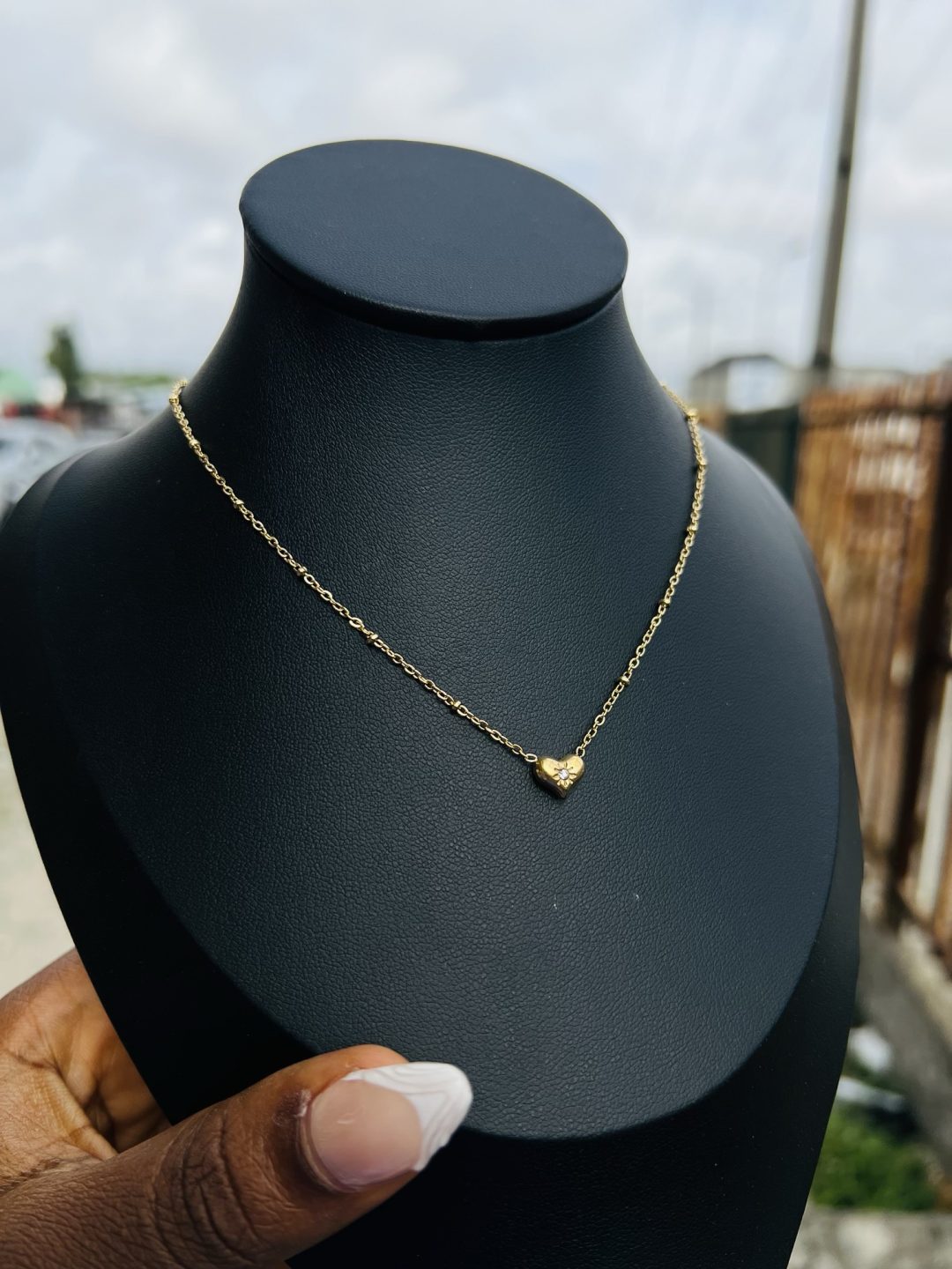 Stainless Steel love necklace 010 - Image 5