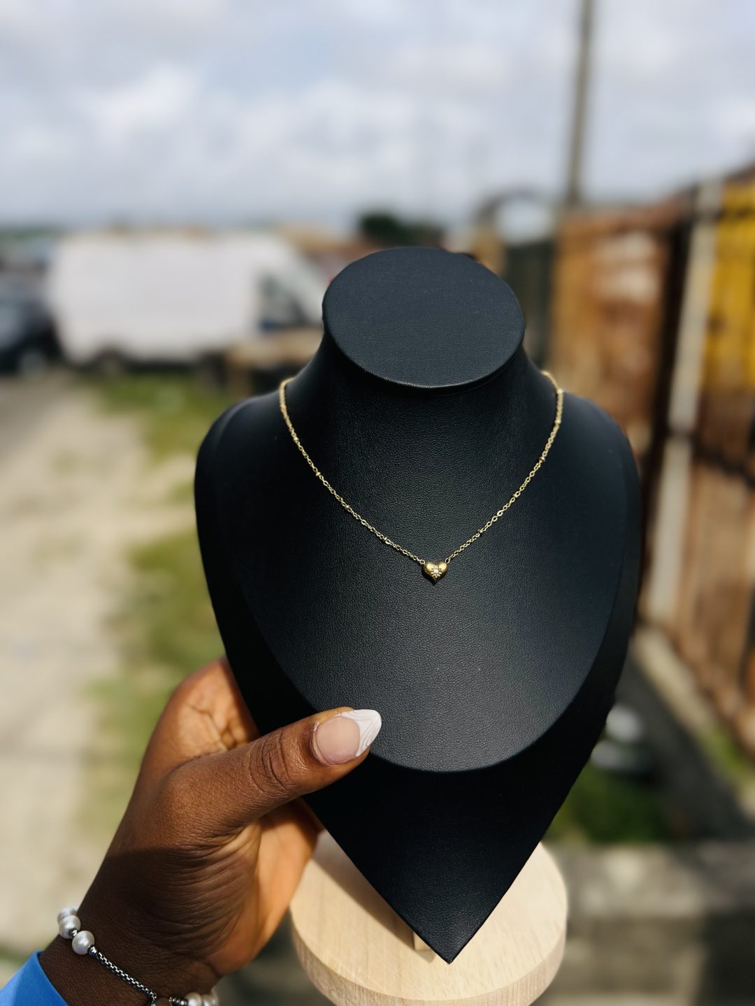 Stainless Steel love necklace 010 - Image 2