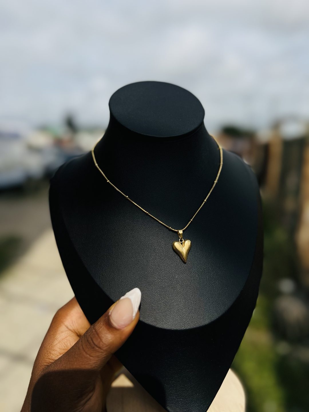 Stainless Steel love necklace 011 - Image 6