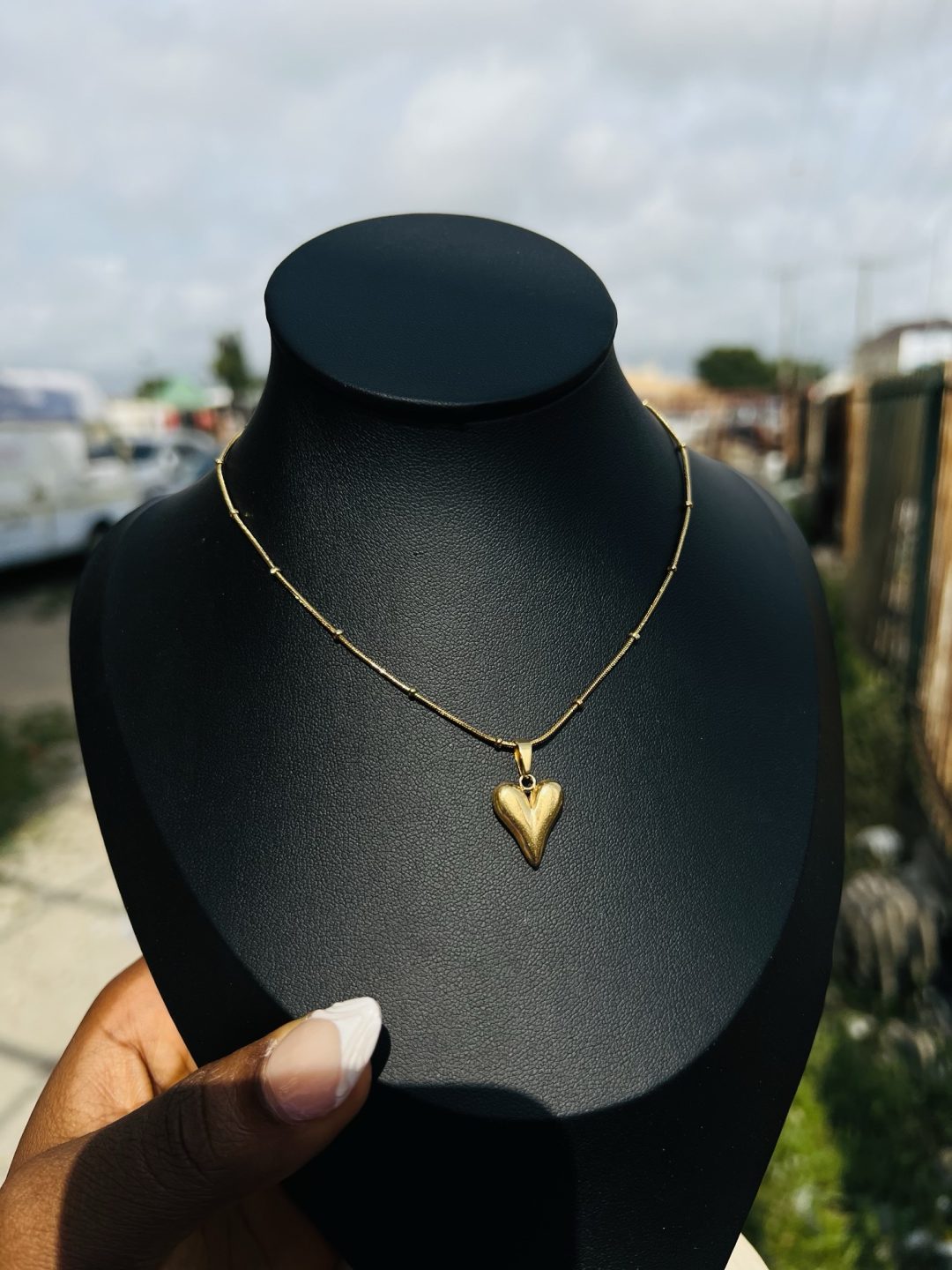Stainless Steel love necklace 011 - Image 5
