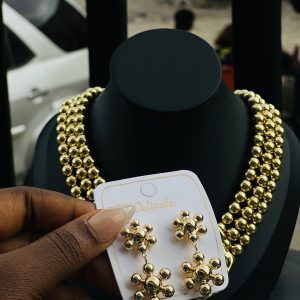 MD Double star earrings