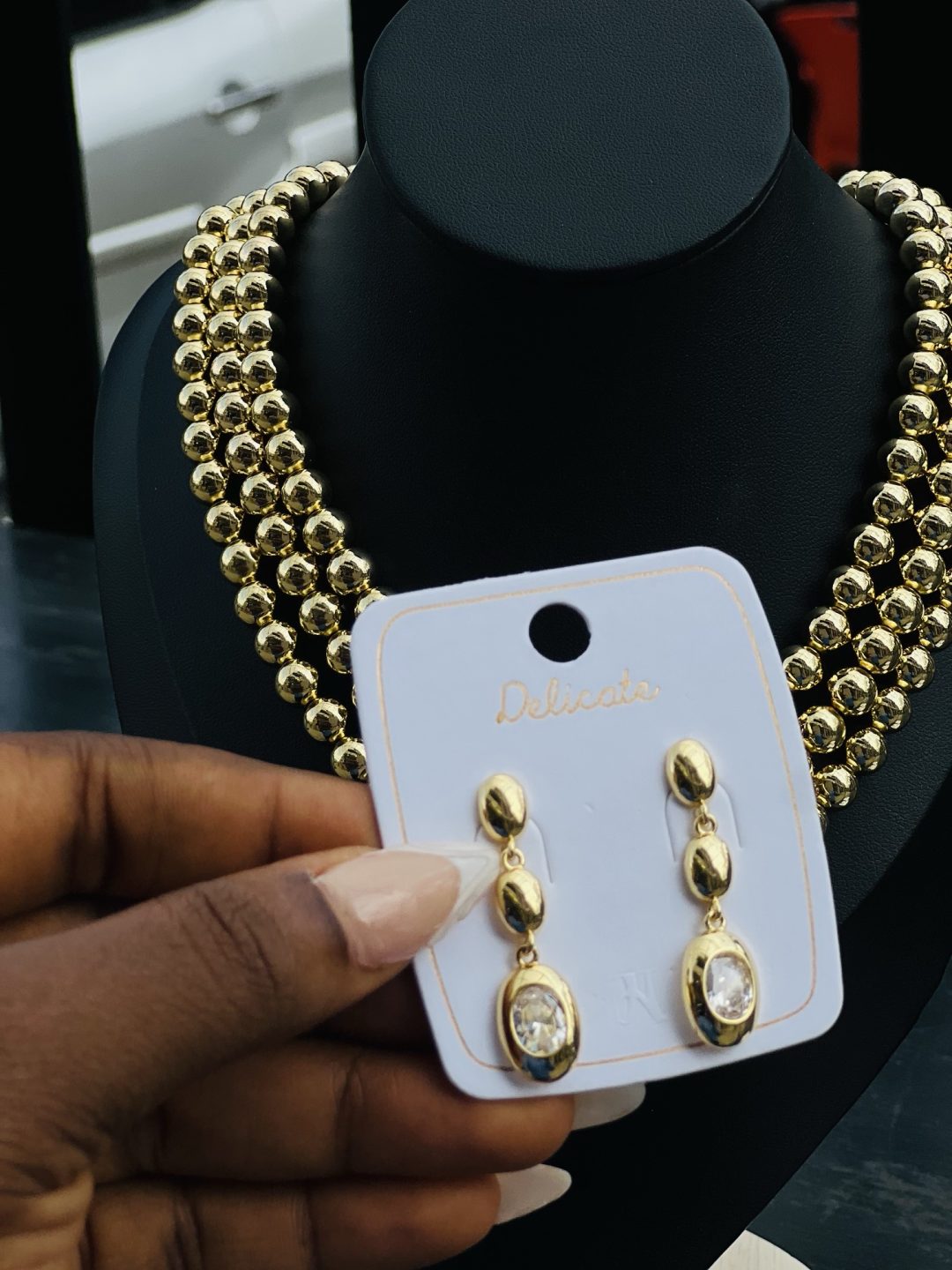MD stoned earrings - Image 2